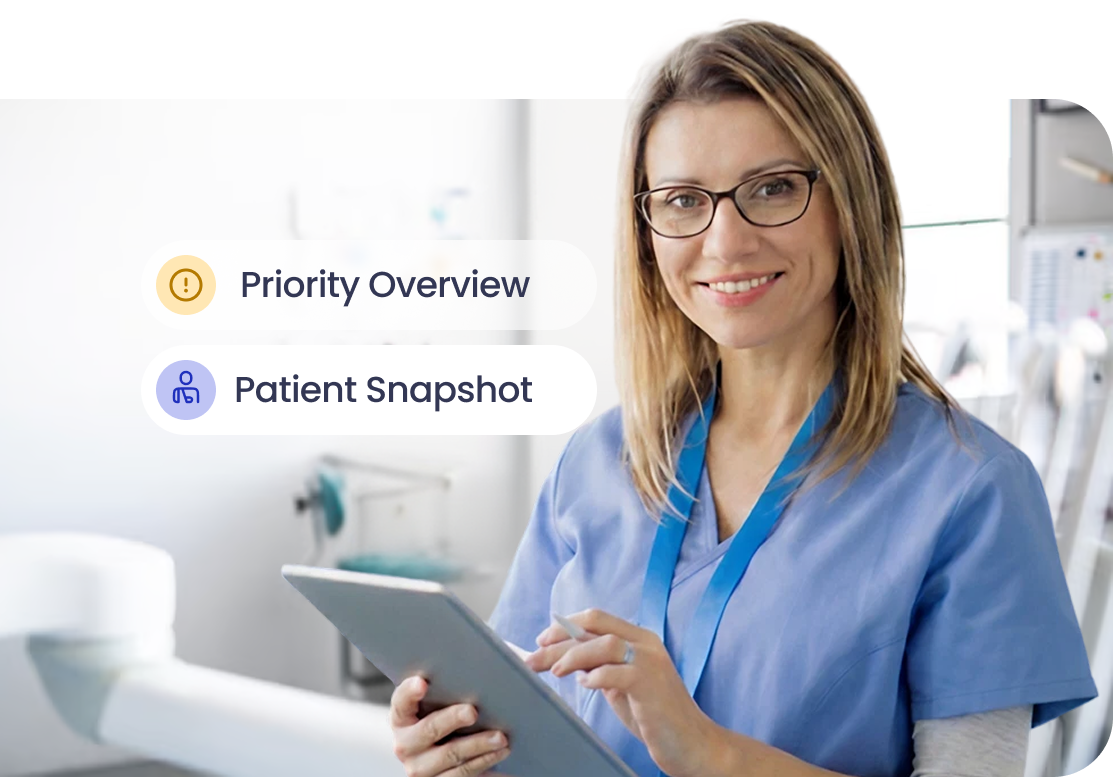 Smarter assignments with priority overview and patient snapshot